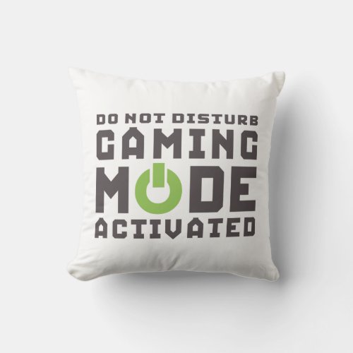 Funny Gamer Pillow for Video Games Geek Gaming Pro