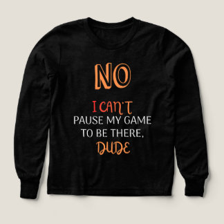 Funny Gamer Quote Can't Pause My Game Tri-Blend Shirts