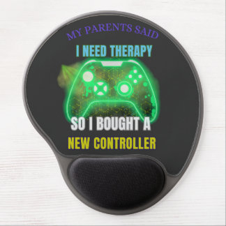 Funny Gamer Quote Controller Ergonomic Mouse pad