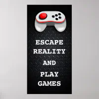 Gaming Gamer Quotes Poster