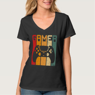 Funny Gamer Retro Video Games Vintage Gaming Boys T-Shirt