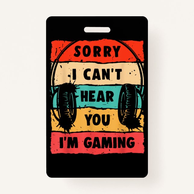Funny Gamer Shirt for Teens Boys Men Video Gaming Badge (Front)