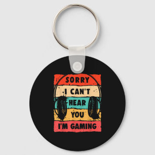 Funny Gamer Shirt For Teens Boys Men Video Gaming Keychain