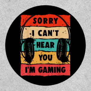 Funny Gamer Shirt for Teens Boys Men Video Gaming Patch