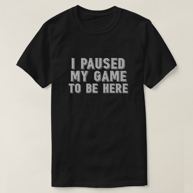 Funny Gamer T-Shirt (Design Front)
