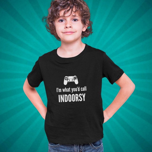 Funny Gamer T-Shirt - I'm What You'd Call Indoorsy (Creator Uploaded)
