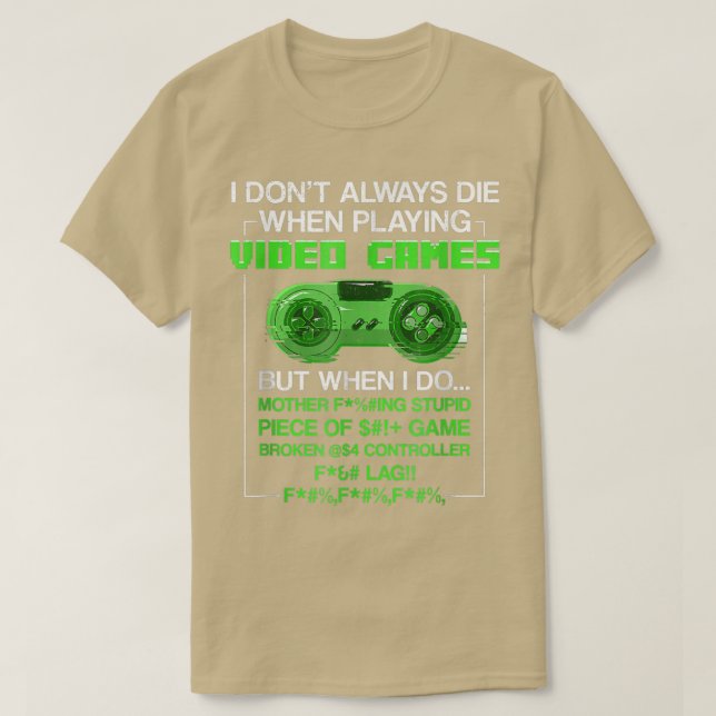 Funny Gamer Video Games Gaming Gifts Boys Teenager T-Shirt (Design Front)