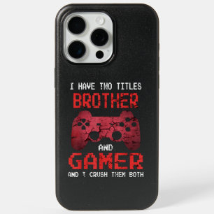 Funny Gamer Vintage Video Games For Boys Brother iPhone 15 Pro Max Case
