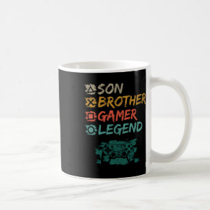 Funny Gamer Vintage Video Games For Boys Brother S Coffee Mug