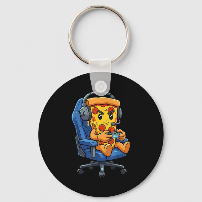Funny Gamer Zza Gaming Video Game Enthusiast Boys  Keychain (Front)