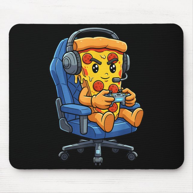 Funny Gamer Zza Gaming Video Game Enthusiast Boys  Mouse Pad (Front)