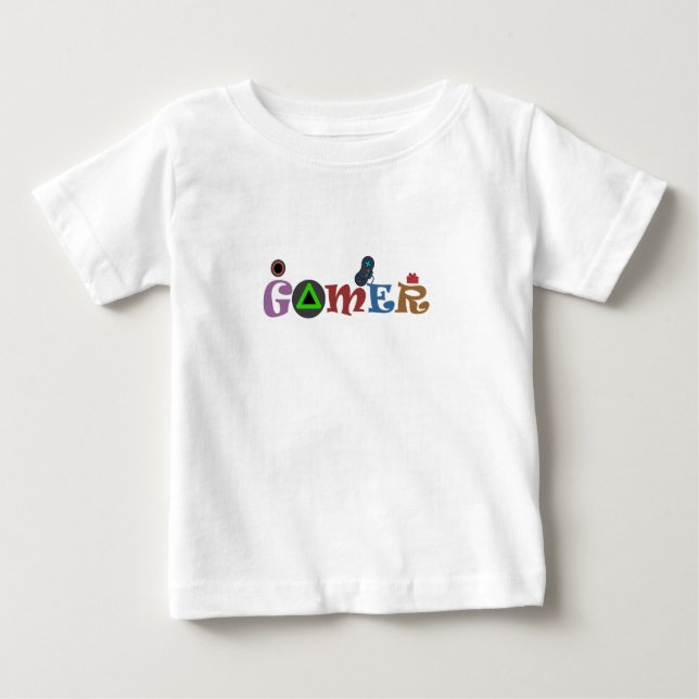 Funny Gamers Baby T-Shirt (Front)