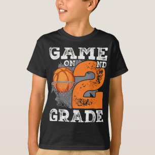 Funny Games On Second Grade Basketball First Day O T-Shirt