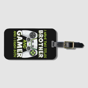 Funny Gaming Boys Girls Men Gamer Video Game Luggage Tag