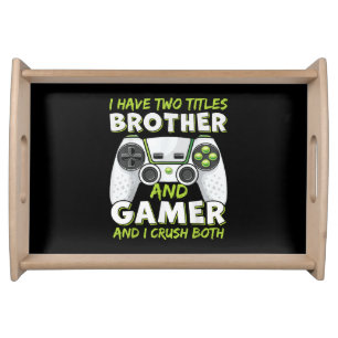 Funny Gaming Boys Girls Men Gamer Video Game Serving Tray