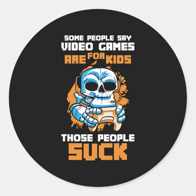 Gamer Gamers Gaming Saying Real Life' Sticker