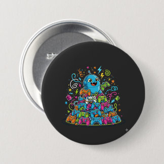 Funny Gaming Never Ends  Button