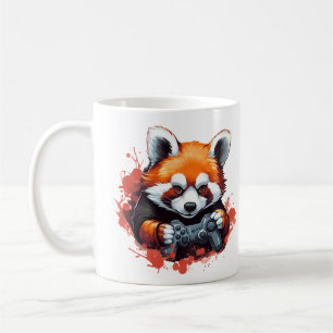 Funny Gaming Red Panda Lover Coffee Mug