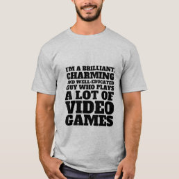 Funny Gaming T-shirt for Geeks and Gamers