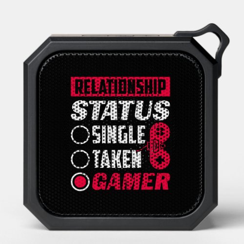 Funny gaming word art  bluetooth speaker