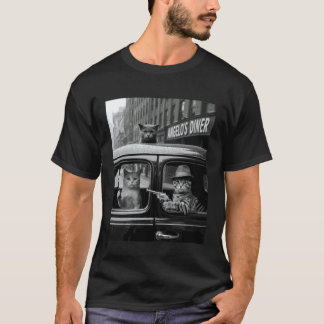 Funny Gangster Cat Saying Mafia Mobster Noir Humor T-Shirt
