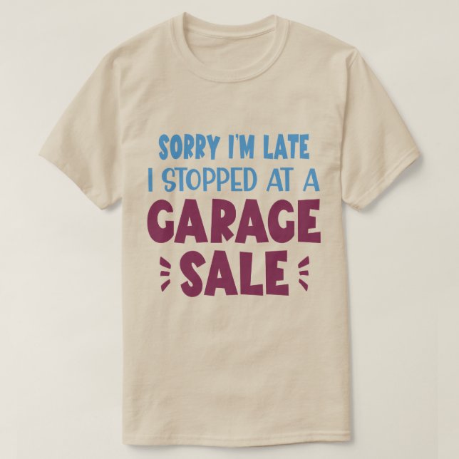 Funny Garage Sale T-Shirt (Design Front)