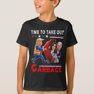 Funny Garbage For Trump 2024 - Time To Take Out Th T-Shirt