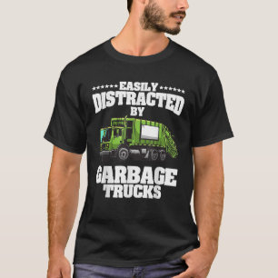 Funny Garbage Trucks Design Kids Men Women Trash T-Shirt