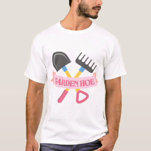 Funny Garden Ho'e Cute Gardening Pun Art T-Shirt