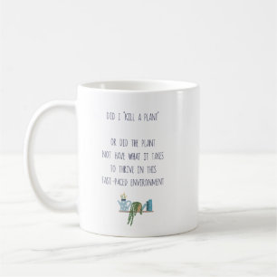 Funny Garden Plant Killer Joke Planter Tea and Coffee Mug