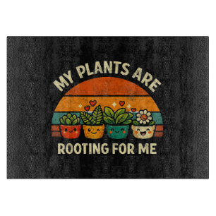 Funny Gardener Graphic Tee Women Men My Plants Gar Cutting Board
