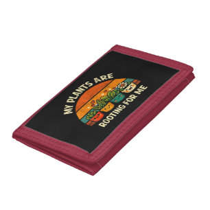Funny Gardener Graphic Tee Women Men My Plants Gar Tri-fold Wallet