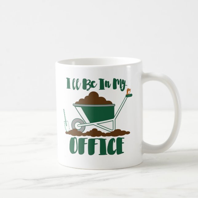 Funny Gardener's Coffee Mug (Right)