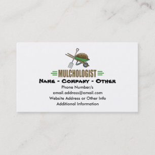 Funny Gardening Business Card