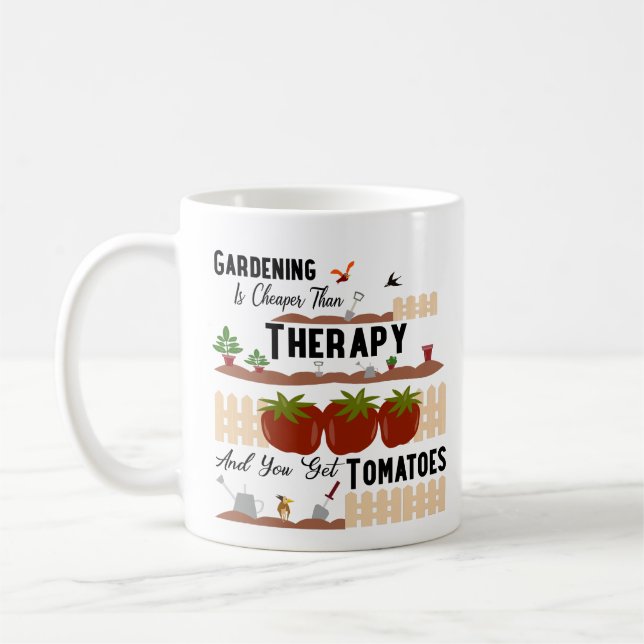 Funny Gardening Coffee Mug (Left)