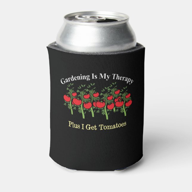 Funny Gardening Is My Therapy Can Cooler (Can Back)