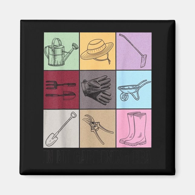 Funny Gardening Lover S Plant Lover , Men's G Clic Magnet (Front)