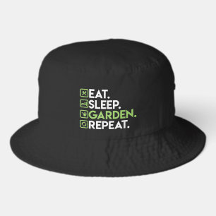 Funny Gardening lovers word art  Bucket Hat