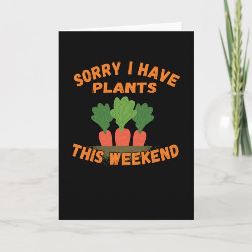 Funny Gardening Sayings Card