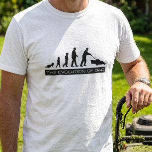 Funny Gardening T-Shirt - The Evolution Of Dad