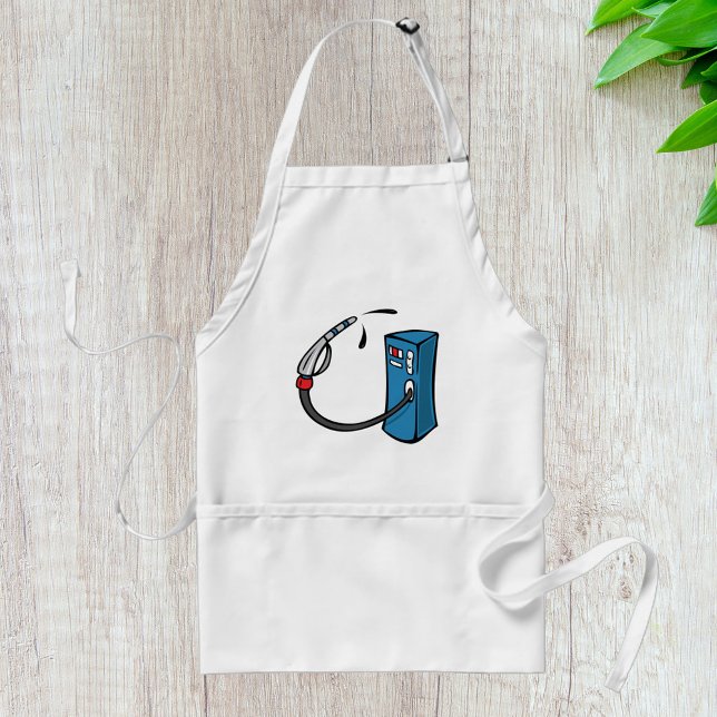Funny Gas Pump Fuel Station Adult Apron (Creator Uploaded)