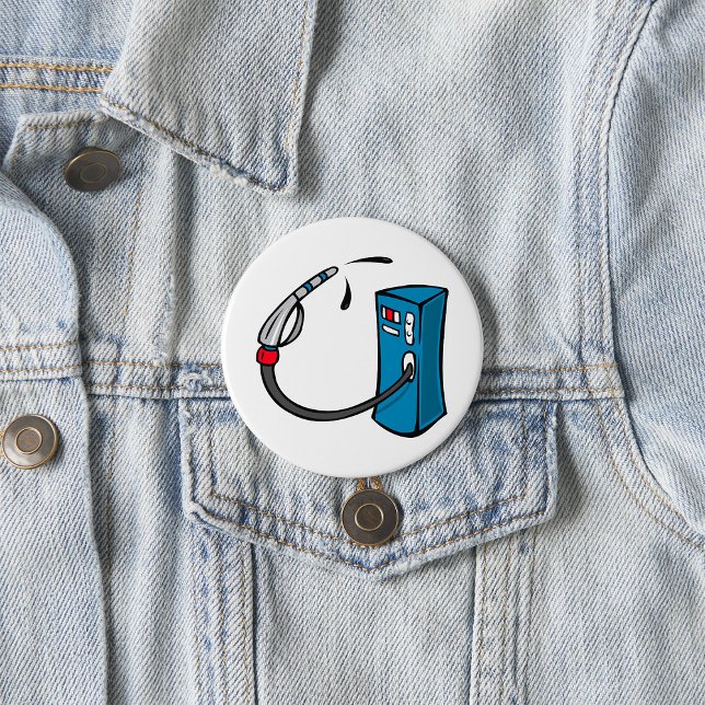 Funny Gas Pump Fuel Station Button (Creator Uploaded)