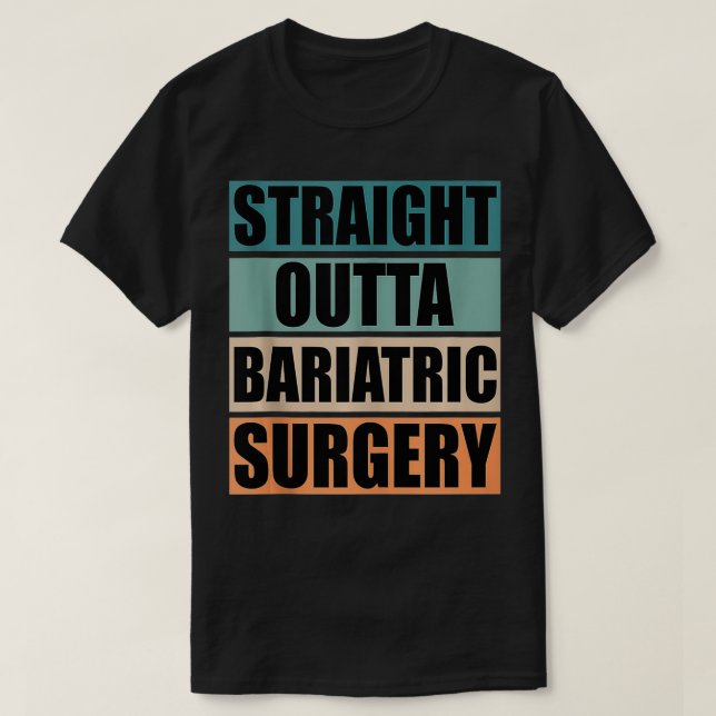 Funny Gastric Sleeve Bariatric VSG Surgery Gastric T-Shirt (Design Front)