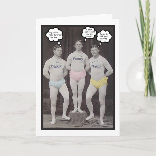 Funny Gay Birthday Card