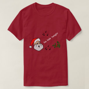 Funny Gay Christmas No Hole Tonight LGBTQ Humor T-Shirt