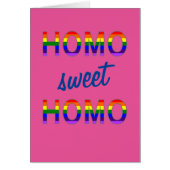 Funny Gay Homo Sweet Homo (Front)
