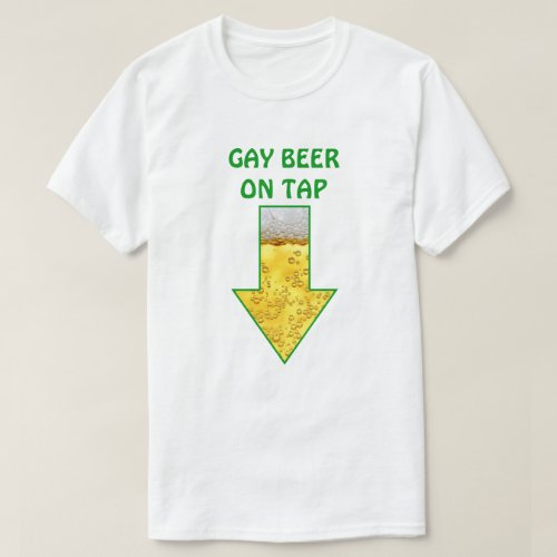 Funny Gay Joke Beer Party Club T_Shirt