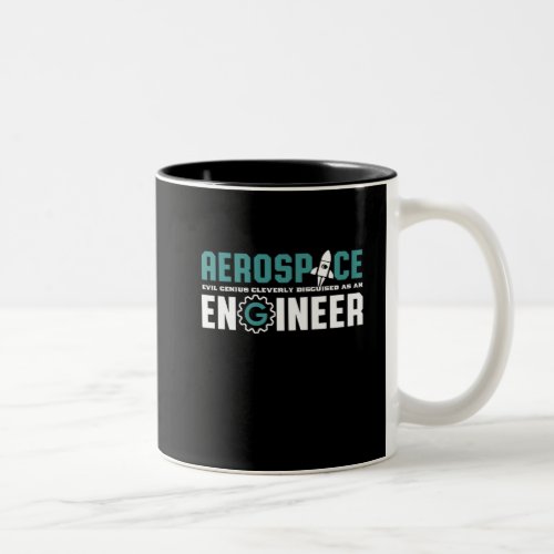 Funny Geek Engineer Aerospace Engineering Major Two_Tone Coffee Mug