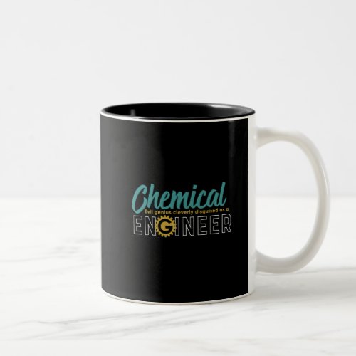 Funny Geek Engineer Chemical Engineering Student Two_Tone Coffee Mug