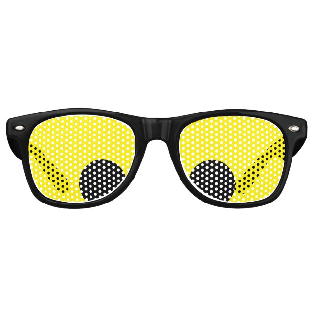 Funny geek eye party shades | Custom eyeball fun (Front)